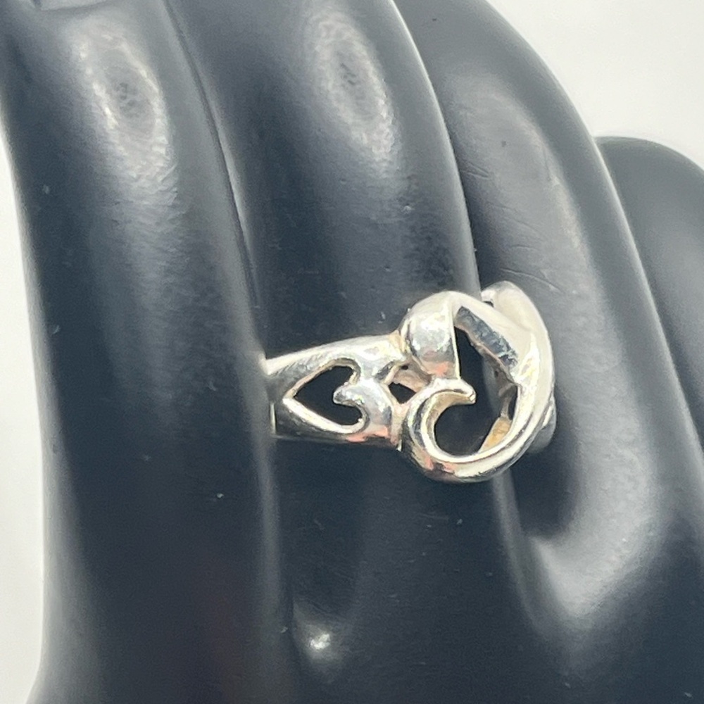 Sterling Silver Interlocking Double Infinity Hear… - image 4